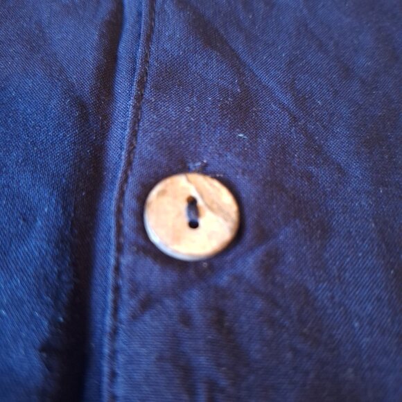 KS‎ Island Mens Blue Hawaiian Button-Up Shirt 3XL Pineapple Short Sleeve Top - Picture 10 of 10